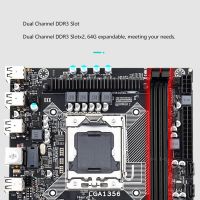 เมนบอร์ด DDR3สองแชนเนลแผงวงจรคอมพิวเตอร์ LGA1356สำหรับเดสก์ท็อป