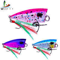 Weihe Jig เหยื่อ Popper Wobblers เหยื่อตกปลา Sinking เหยื่อ Hard ประดิษฐ์4.3ซม. 4G 10 # Feather Hooks