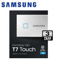 Samsung 1TB T7 Touch SSD USB3.2 (Silver)