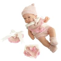 hot！【DT】♨  Dropshipping 10in Miniature for Baby Eyes-Opened Reborn Lifelike Dolls Real