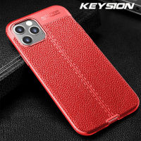 KEYSIONเคสโทรศัพท์สำหรับiPhone 11 12 Pro MaxผิวลายPUหนังนุ่มTPUกรอบซิลิโคนกันกระแทกฝาหลังสำหรับApple iPhone 12 Mini2020