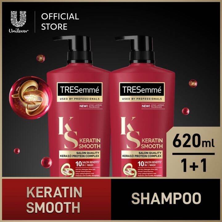 Buy 2 Tresemme Keratin Smooth Shampoo 620ml Hello Kitty Lip Balm Essential Oil Lazada Ph 3581