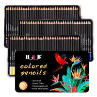 Lele Pencil】ดินสอสีสีน้ำมันชุดดินสอวาดเขียนดินสอสีแบบมืออาชีพ,อุปกรณ์ศิลปะ72/120ชิ้นสำหรับผู้เริ่มต้น