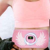 Abdominal Musle Waistband Fitness Fat Burning Lazy Waist Belt Massage Slimming Fitness Device For Men And Women-PinkBlack