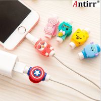 Cartoon Cute Lovely Usb Cable Protector Cable Case For Iphone 6 6s 7 7plus 8 X Cover Winder Cord Protector Organizer Cable Bow