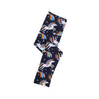 【cw】 Spot 2022 Spring New Girls Thin Leggings Unicorn Horse Printed Slim-Fit Stretch Trousers Distribution Delivery 【hot】