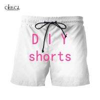 ◕Hot Sale DIY Customize Casual Men Shorts Gym Running Sweatpants 3D Print Custom Hip Hop Short Unise