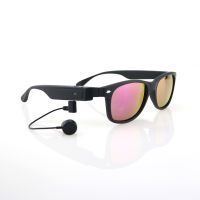 Bluetooth Sunglasses Earphones Need Earplugs More Privacy Phone Call Music Player UV400 Glasses Single Or Double Wired EarPlugs