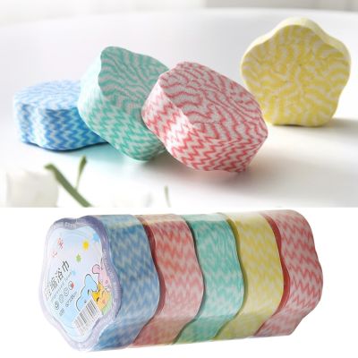 【CC】 10/1PCS Compressed Disposable Thickened Absorbent Outdoor Large Non-woven Striped Quick-drying