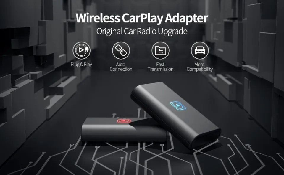 Grandnavi Wireless Carplay Dongle Apple USB Adapter Car Multimedia Player  For Audi Porsche Volkswagen Volvo Ford Jeep Benz Car