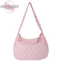 Fashion Women Shoulder Bag Large Capacity Purse Handbags Rhombus Pattern Tote Handbags Solid Portable Armpit for Travel