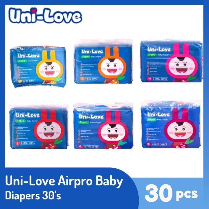 Unilove Airpro Baby Diapers Unilove Newborn Small Medium Large XL XXL