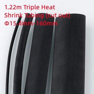 1pcs1.22M/piece Triple Heat Shrink Tubing Environmental Protection Insulation High Temperature Resistant Tube Sleeve Cable Management