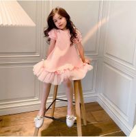 【Ladies shop】สาว Dollmeshbaby KidsBirthday ชุดเด็ก Vestidos