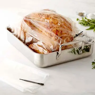 ECOOPTS Oven Bags Cooking Roasting Bags for Chicken Meat Ham Seafood  Vegetable 
