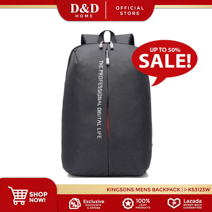 Kingsons Bags 15.6-Inch Black Pulse Series Laptop Backpacks