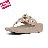 Fitflops Fit Flop รองเท้าแตะสตรี,รองเท้าแตะแฟชั่นสำหรับสวมใส่นอกบ้านรองเท้าแตะส้นเข็มประดับพลอยเทียมสวยสำหรับสวมใส่ในฤดูร้อน (ของแท้100%)