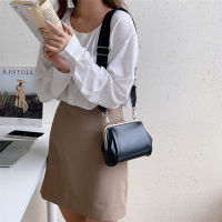 Fashion Women Clip Bags PU Leather Wide Strap Crossbody Bag Female Kiss Lock Shoulder Handbag Small Cross Body Bags Money Purses