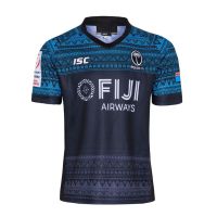 ❈ 2020 Football Fiji Seven - Person Home Court Away FIJI SEVENS AWAY RUGBY JERSEYS