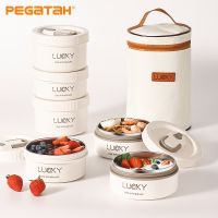 Stainless Steel Thermal Lunch Box Portable Japanese Style Bento Box Food Warmer Soup Cup Thermos Containers For Kids