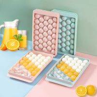 Round Ice Cube Tray Round Ice Cube Tray with Lid Ice Ball Maker Mold for Freezer  Ice Cube Tray Making Ice Chilling Ice Mould Ice Maker Ice Cream Moul