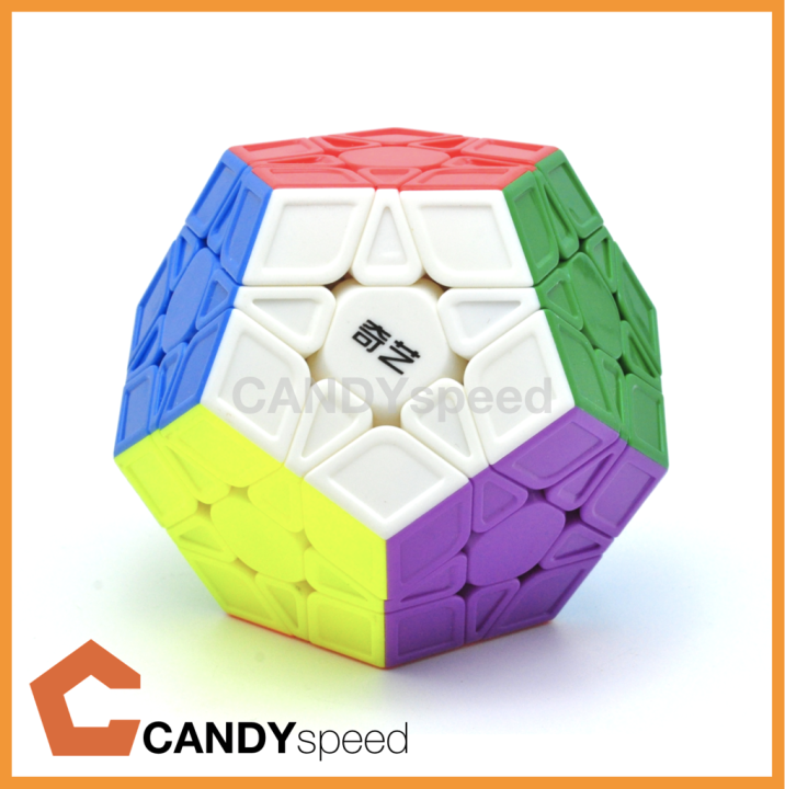 รูบิค-qiyi-qiheng-s-megaminx-sculpture-stickerless-by-candyspeed