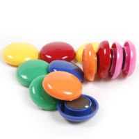 24Pcs Diameter 30mm Multi-color Round Magnets Sticker Office Whiteboard Notes Message Holder Sticker