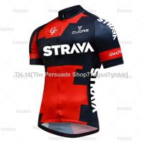 ✧ STRAVA - Cycling Jersey Men Summer Breathable Male Short Sleeves Bicycle Clothes Cycling Shirt Mountain Bike Jersey