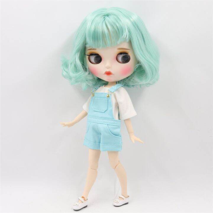 blyth-doll-1-6-bjd-white-skin-joint-body-new-matte-face-30cm-ตุ๊กตาบลายธ์