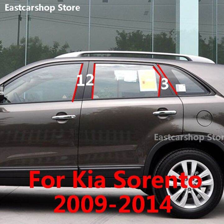 สำหรับ-kia-sorento-2014-2013-2012รถ-b-c-เสากลางคอลัมน์กลางหน้าต่างพีซีเชือกยาวของตกแต่งสติกเกอร์ประดับ2011-2010-2009