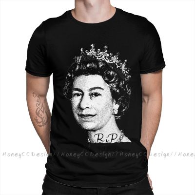 High Quality Men Elizabeth Alexandra Black T-Shirt British Queens Pure Cotton Shirt Tees Harajuku Tshirt