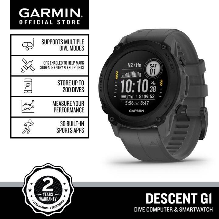 Garmin Descent G1 Dive Fitness GPS Smartwatch for Divers Lazada PH