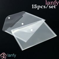 ✷✺ Lanfy ซองพลาสติกใสสําหรับใส่จัดเก็บเอกสารขนาด A5/A4