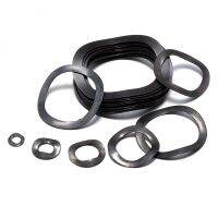 65 baja Mangnese M3 M4 M5 M6 M8 M10 M12 tiga gelombang spacer Crest Spring Washer gasket cincin