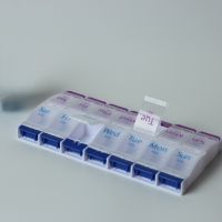 【CW】 Weekly 7 Days Pill 14 Compartments Organizer Plastic Medicine Storage Dispenser Cutter Drug Cases