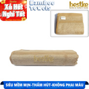 Khăn sợi tre, khăn mặt bamboo bestke cao cấp xuất khẩu, size 50 30cm