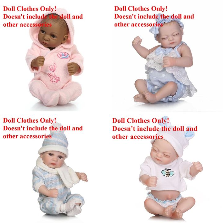 เสื้อผ้าตุ๊กตาขนาดเล็กชุดเซ็ตสูทนิ้ว-bebe-reborn-26-28ซมทารก-silikon-reborn-ชุดตุ๊กตาและ-rompers-อุปกรณ์-npk