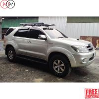 [พร้อมส่ง]แร็คหลังคา สำหรับ Toyota Fortuner ใส่ได้ทั้งรุ่นมีราวหลัวคาแบบลอย และหลังคาเรียบ [ส่งฟรี แบบ Seller own fleet][สินค้าใหม่]