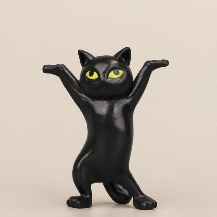 no-5-ที่ใส่ปากกาแมว-การตกแต่งแมวเต้นการ์ตูนคิตตี้ตุ๊กตาของเล่นตุ๊กตาของขวัญขนาดเล็กยกมือขึ้น