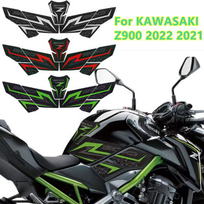 แผ่นถังน้ำมันสติกเกอร์รูปลอกสำหรับ KAWASAKI Z900 Z 900 2022 2021อุปกรณ์เสริมรถจักรยานยนต์