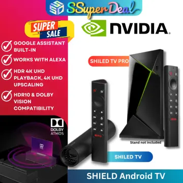 NVIDIA Shield TV Pro  4K HDR Streaming Media Player, High Performance,  Dolby Vision, 3GB RAM, 2X USB, Compatible with Alexa : :  Electronics