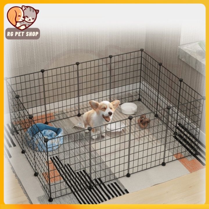 Dog Cage Stackable Pet Fence 35*35CM Cat Rabbit Fence Pet Cage DIY Pet ...