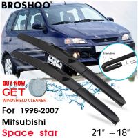 Car Wiper Blade Front Window Windscreen Windshield Wipers J hook Blades Accessories For Mitsubishi Space star 21 quot; 18 quot; 1998 2007