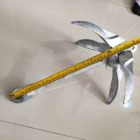 สมอทรงดอกบัวชุบกาวาไนซ์ FOLDING ANCHOR CARBON STEEL HOT DIP GALVANIZED