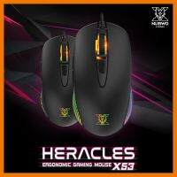 สินค้าขายดี!!! OPTICAL MOUSE NUBWO-X HERACLES X53B (BLACK) ใหม่ !! ประกัน 2 ปี ที่ชาร์จ แท็บเล็ต ไร้สาย เสียง หูฟัง เคส ลำโพง Wireless Bluetooth โทรศัพท์ USB ปลั๊ก เมาท์ HDMI สายคอมพิวเตอร์