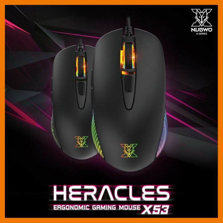 สินค้าขายดี-optical-mouse-nubwo-x-heracles-x53b-black-ใหม่-ประกัน-2-ปี-ที่ชาร์จ-แท็บเล็ต-ไร้สาย-เสียง-หูฟัง-เคส-ลำโพง-wireless-bluetooth-โทรศัพท์-usb-ปลั๊ก-เมาท์-hdmi-สายคอมพิวเตอร์