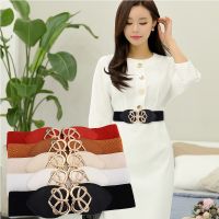 The new love to buckle Ms. Han edition dress fashion decoration waist elastic sealing belt ❀❣