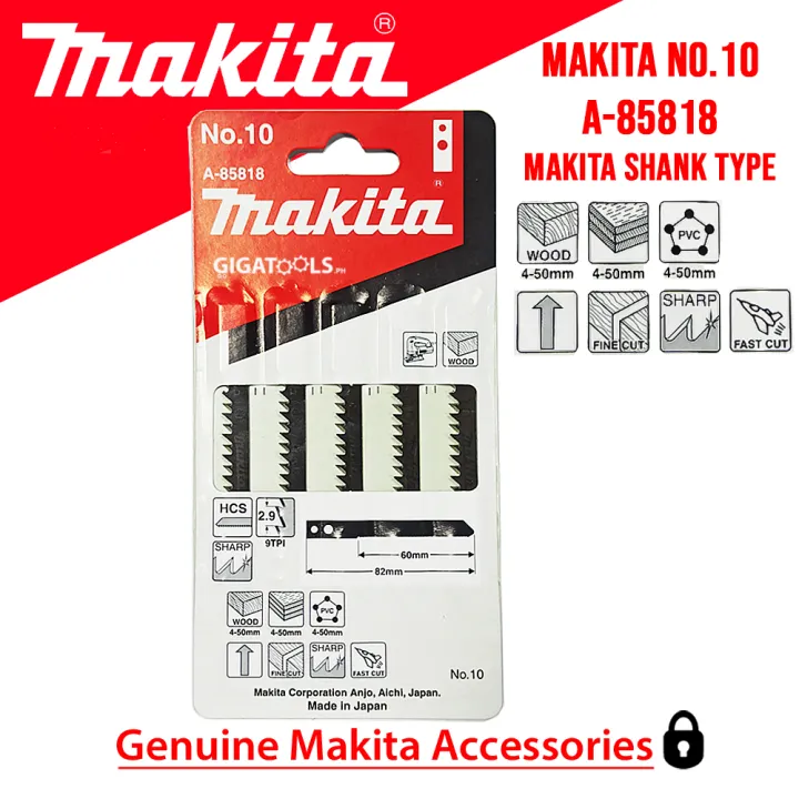 MAKITA JIGSAW BLADE NO.10 A 85818 (A85818) Lazada