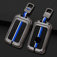 【LZ】♟  Zinc Alloy Car Key Case Capa para Volvo Chaveiro Alarme Controle Remoto XC40 XC60 S90 XC90 V90 2017 2018 T5 T6 2015 2016 T8