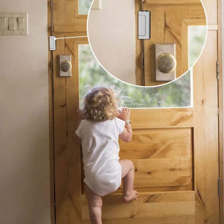 การรักษาความปลอดภัยบ้านประตูเสริมล็อคอุปกรณ์รักษาความปลอดภัยประตู-childproof-ล็อคประตูสำหรับการเดินทางโรงแรมบ้านพาร์ทเมนท์